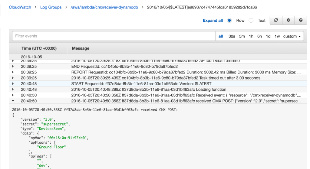 Scanning API with AWS DynamoDB and ElasticSearch - Meraki Developer Hub ...